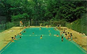 The Old Swimming Pool At Camp Carson This Is The Front View Carson Springs Baptist Conference Center Www C Vintage Camping Swimming Pools Vintage Postcards