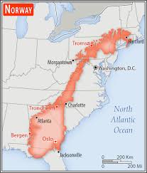 Both the united states and canada are large countries spanning from the pacific ocean to the atlantic ocean coasts, meaning their climate usa vs. Norway Geography 2017 Cia World Factbook