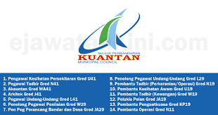 Tawaran adalah dipelawa daripada warganegara malaysia yang berkelayakan untuk memohon bagi mengisi jawatan kosong sebagaimana berikut: Jawatan Kosong Di Majlis Perbandaran Kuantan Mpk Jawatan Kosong Kerajaan Swasta Terkini Malaysia 2021 2022
