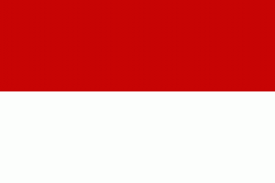 Die flagge indonesiens, welche der flagge monacos sehr ähnlich ist, wurde nach erlangung der unabhängigkeit 1945 eingeführt. Indonesien Selamat Datang Selina In Indonesien