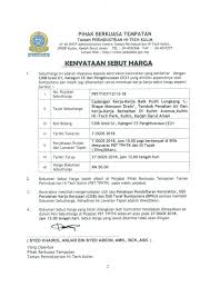 Lkk hardware sdn bhd, 4 yeni fotoğraf ekledi. Arkib Tender Sebutharga Portal Pbt Kedah
