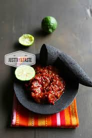 Sambal terasi tomat mentah yang sangat cocok mendampingi ikan bakar dan ikan bakar. Resep Sambal Terasi Just Try Taste