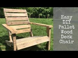 Moreover, it is also environmentally friendly and surely has a competitive price. Easy Diy Pallet Wood Deck Chair Youtube