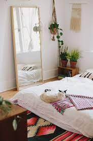 Our 20 Favorite Bohemian Style Bedrooms That Are Serving Up Major Inspo Hunker Home Decor Bedroom Mattress On Floor Bohemian Bedroom Decor