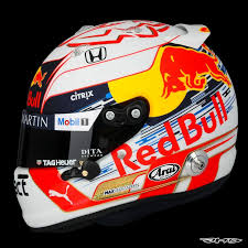 Je vindt het hier, in de officiële webshop van max verstappen. Max Verstappen Helmet 2019 Formule 1 Casque Red Bull