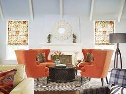 Diy Home Projects Colourful Living Room Living Room Orange Blue Living Room