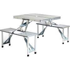 Card table and chair sets. Hinterland Aluminium Folding Table Chair Set Big W