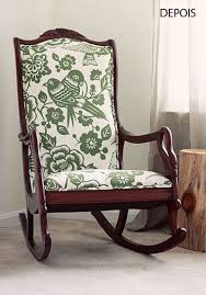 Antique Rocker With Modern Fabric Thomaspaul Upholstered Rocking Chairs Rocking Chair Makeover Antique Rocking Chairs