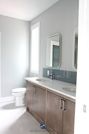 Benjamin Moore Stonington Gray On The Walls Of A Bathroom Wtih Double Sink And Benjamin Moore Stonington Gray Paint Colors Benjamin Moore Paint Colors For Home