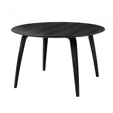 Tables rondes salle à manger. Table Gubi Ronde Noire Gubi