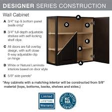 Hampton Bay Designer Series Edgeley Assembled 18x30x12 In Wall Kitchen Cabinet In White W1830 Edwh The Home Depot