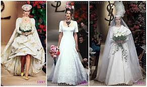 Visualizza altre idee su yves saint laurent, abiti, saint laurent. Abiti Da Sposa Di Yves Saint Laurent Retrospettiva Illustrata