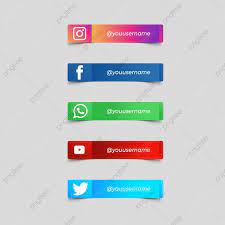 Facebook Twitter Instagram Youtube Label Banner Lower Third Google Global Information Connect Png And Vector With Transparent Background For Free Download Instagram Logo Lower Thirds Twitter Instagram