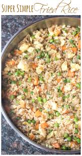 Super Easy Fried Rice Recipe Cheap Dinner Recipes Vegetarian Fried Rice Fried Rice