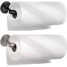 Interdesign swivel paper towel holder for kitchen, wall mount/under cabinet, bronze. Modern Round Paper Towel Holder For Kitchen Wall Mount Under Cabinet Matte Black Pricepulse