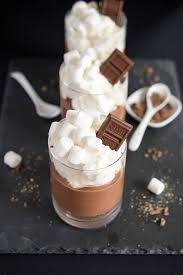 S Mores Mousse With Marshmallow Whipped Cream Chef Savvy Recipe Food Desserts Chocolate Desserts