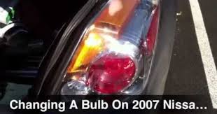 Replacing Changing A Brake Light Turn Signal Tail Light On A 2002 2012 Nissan Altim
