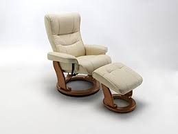 Exklusives design von dem massiven holzgestell mit sitz aus gestepptem holz. 123wohndesign Fernsehsessel Relaxsessel Tv Sessel Creme Leder Holz Mit Hocker 130 Kg Amazon De Kuche Haushalt Wohnen