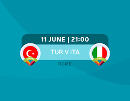 Fecha competición equipo final descanso equipo; Turkey Vs Italy Football 2153650 Vector Art At Vecteezy