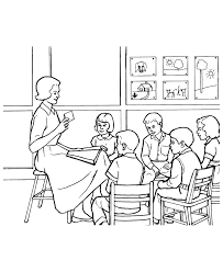 Being able to manage classroom and discipline students is part of being a working. Back To School Coloring Pages Back To School Classroom Printable 2021 0451 Coloring4free Coloring4free Com