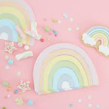 Ideal für das freie spielen, motorisches lernen, farben zuordnen und vieles mehr. Ginger Ray Servietten Regenbogen Pastell 16 St Online Kaufen