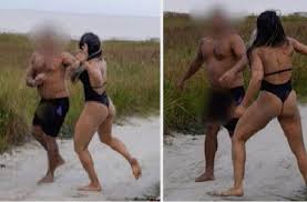 Doch es waren nicht nur die schwangerschaftspfunde, die das mutterglück von ina unmöglich zu machen schienen. Joyce Vieira Mma Kampferin Verprugelt Exhibitionisten Am Strand Panorama Stuttgarter Nachrichten