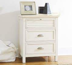 Give your boring old bedside table a new lease of life with just a lick of paint, some hessian fabric and a new set of handles. Coastal White Shutter Bedside Table