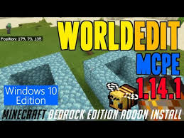 Close the mods folder and run minecraft. How To Get Worldedit For Mcpe 1 14 1 Download Install Worldedit Addon 1 14 1 In Windows 10 Edition Youtube