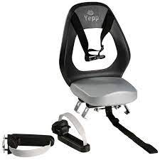kinderzitje achter gmg yepp junior budget grijs zilver kinderzitjes fiets fietsen