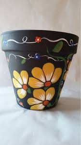 Flower Pot Ideas For Full Sun Flower Pot Design Decorated Flower Pots Painted Clay Pots