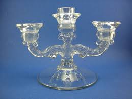 Glass candle light holders clear glass candle holders wholesale. Vintage Fleur De Lis Cambridge Glass Triple Candlestick Holder Etsy Candlestick Holders Candlesticks Vintage Candles