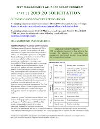 Do tenants pay for pest control costs or do landlords pay for pest control costs? Https Www Cdpr Ca Gov Docs Pestmgt Grants Alliance Solicitation 2019 20 Full Solicitation Pdf