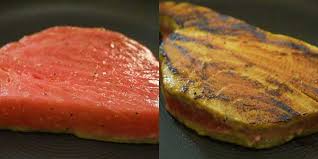 Ahi tuna steaks have a mild flavor that isn't overly fishy, so your family may welcome it over other kinds of fish. Ahi Tuna Steak Recipe Cooktoria