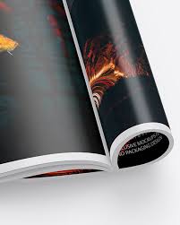 Download Glossy A4 Magazine Mockup In Stationery Mockups On Yellow Images Object Mockups PSD Mockup Templates