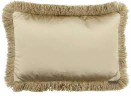 Hahadidi tassel pillow cover throw pillow cover with tassel,14x24 inch rectangle pillowcase solid durable chenille fabric with fringe for bed couch,pack of 2 gray 4.6 out of 5 stars 301 $15.99 $ 15. Claudi Throw Pillow Dafne Fringe Color Gold Wilhelmina Designs