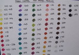 Pastel Pencil Colour Charts Colin Bradley Art