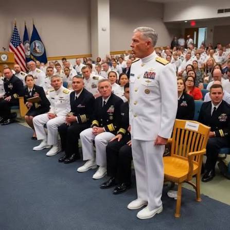 Everyone Sat Down at Navy Ceremony — Until 3-Star Admiral Refused to Sit  When He Saw Who Was Missing, The auditorium at Naval Station Norfolk was  filled long before the ceremony began., Rows of crisp ...