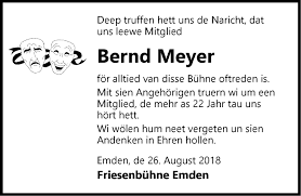 9° 42' 0 n (9.7°) longitude: Traueranzeigen Von Bernd Meyer Nordwest Trauer De