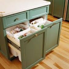 Kitchen island with bin storage. Hausratversicherungkosten Captivating Recycling Center Kitchen Island In Collection 5817