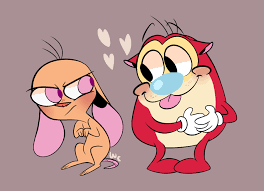 Baby Ren And Stimpy By Waackery Drawing Cartoon Characters Family Cartoon 90s Cartoon Characters