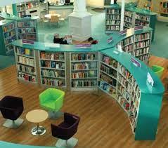 Image Result For Best Color To Paint Public Library Library Design School Library Design School Library Bookshelves