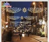 LED Street Motif Lights, Holiday Street Decoration Ball Lights
