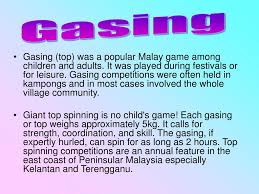 I meant more in the sense, that pagans can do this and most cultures from there can do something similar. Ppt Malay Kampong Games Powerpoint Presentation Free Download Id 3421021