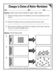 Students and parents can download free a collection of all study material issued by various best. Changes In States Of Matter Worksheet By Elly Thorsen Tpt