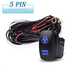 December 27, 2018december 27, 2018. 5 Pin Zombie Lights Spst Blue Led Indicator Rocker Switch W Relay Harness Wire