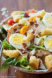 Easy Chicken Caesar Salad Recipe Lil Luna Recipe Caesar Salad Recipe Caesar Salad Chicken Caesar Salad Recipe