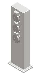 Energiesaule Es 100 Alu Eloxiert Stromverteilungen Und Lichtsysteme