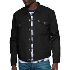 Levi S Denim Trucker Jacket Trucker Jacket Denim Jacket Men Black Denim Jacket
