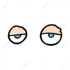 Freehand Drawn Cartoon Tired Eyes Royalty Free Cliparts Vectors And Stock Illustration Image 53348482