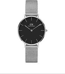 Keine sorge um die bandlänge. Daniel Wellington Petite Sterling Silber Uhr 32mm Mesh Fur Damen Amazon De Uhren